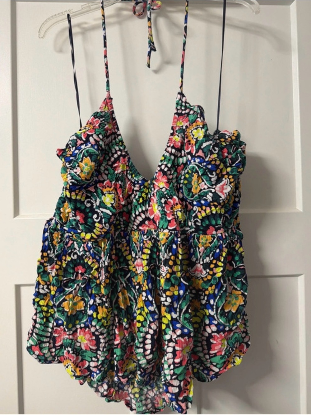 Old Navy Floral Tiered Camisole in Multicolor